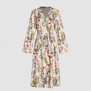 Cider Floral Robe and Pants Set